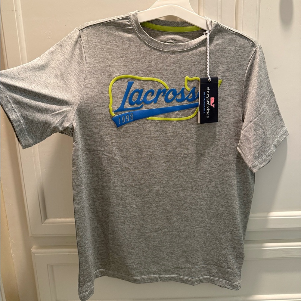 Boys' Vineyard Vines Lacrosse Short-Sleeve Performance Tee L (16)